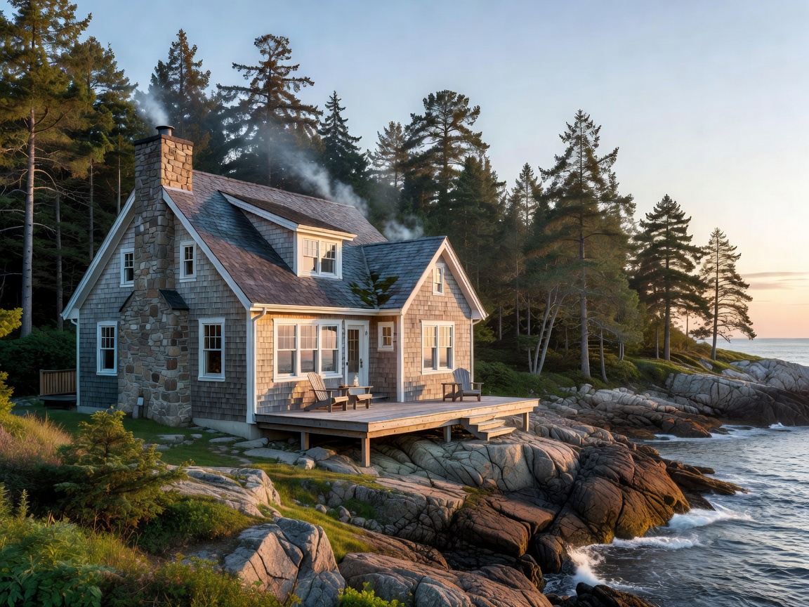 Coastal-Inspired Canadian home near the water