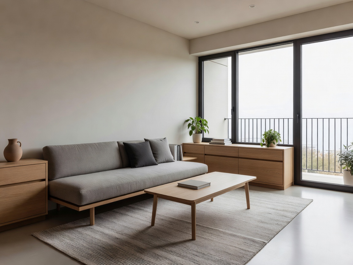 Compact but well-designed residential living space
