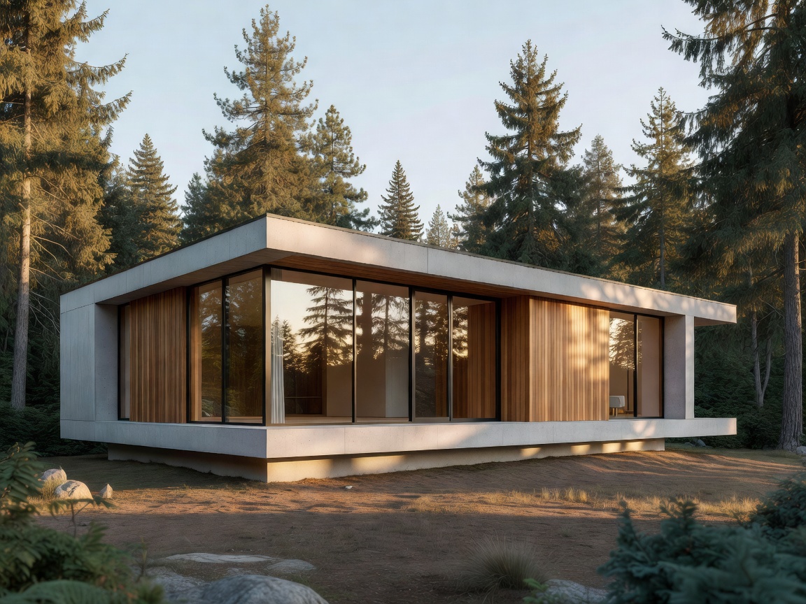 Modern Canadian home style with clean lines